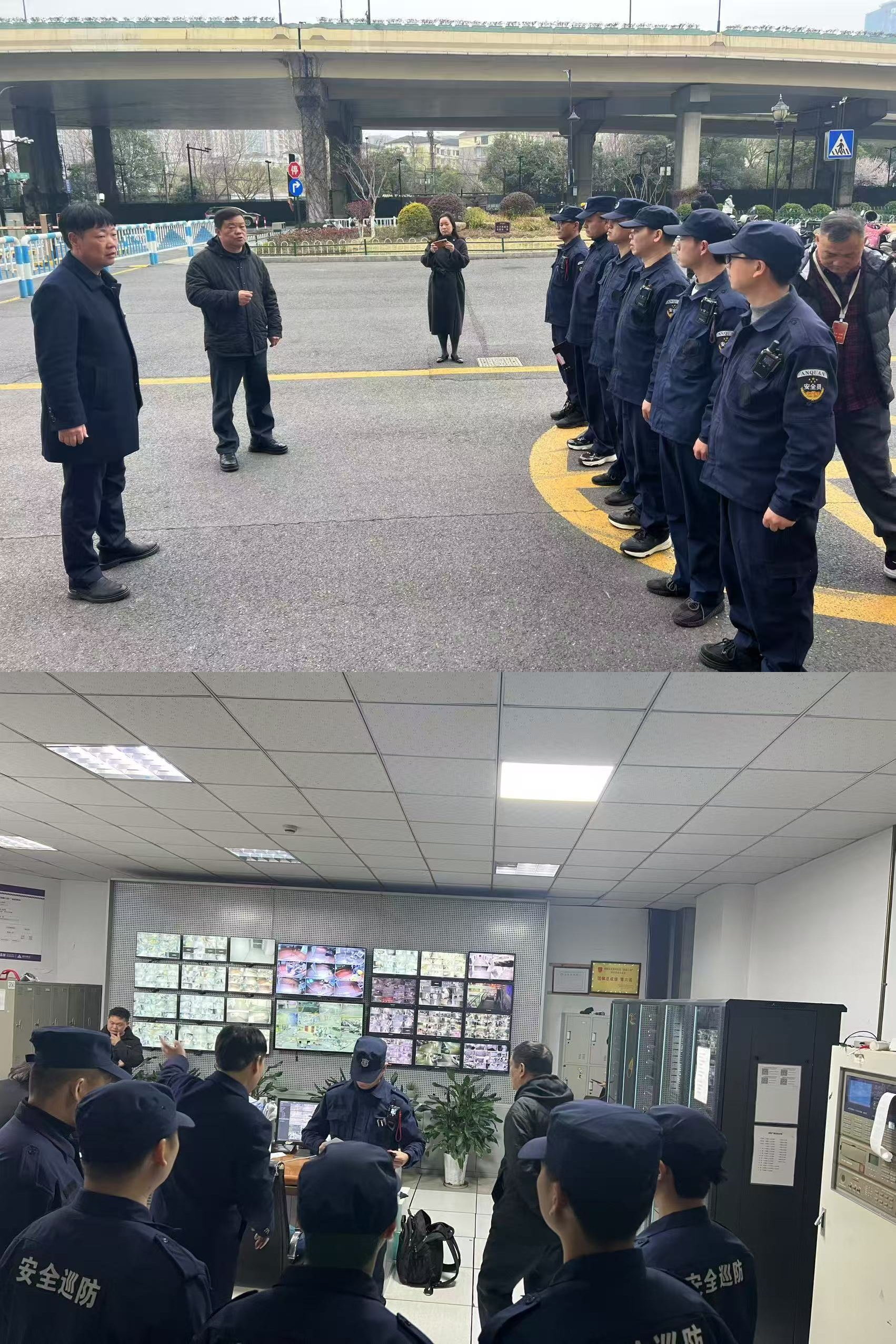 水晶城联合钱江商城开展消防重点部位实地熟悉运动