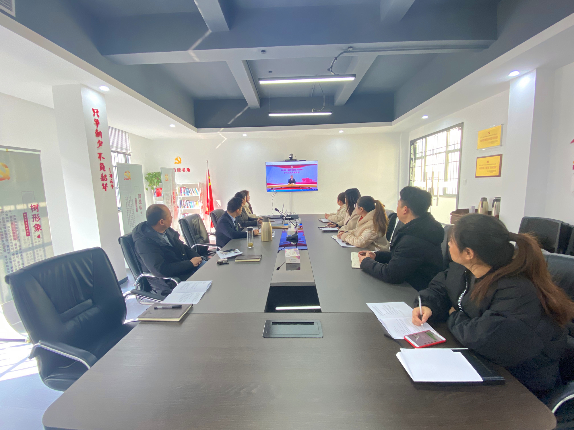 学党史 悟头脑——庐阳88858cc永利官网文创园党支部组织开展党史学习教育运动